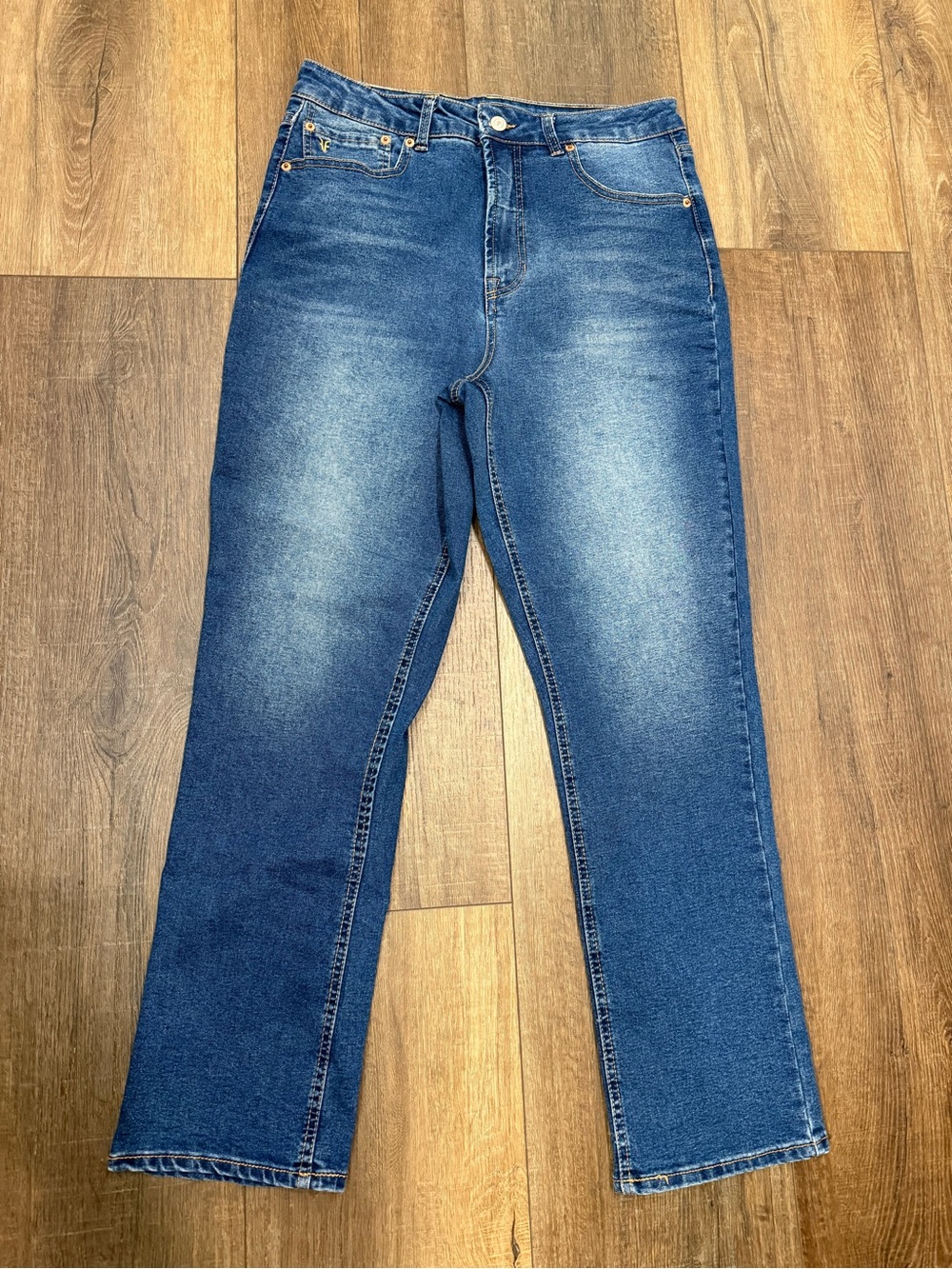 Frye High Rise Straight leg jeans size 8